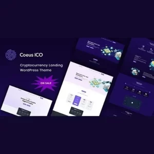Coeus Cryptocurrency Landing Page Theme