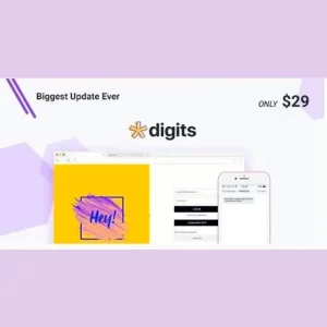 Digits Mobile Phone Number OTP Signup and Login Form