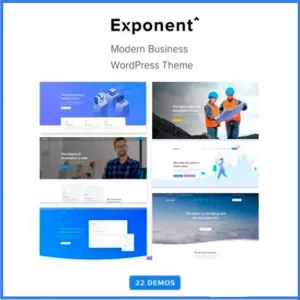 Exponent Modern Multi Purpose Business theme