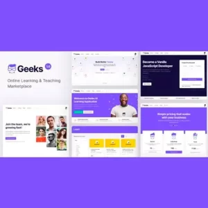 Geeks Online Learning Marketplace Theme