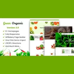 GreenOrganic Organic y Bakery WordPress Theme