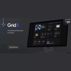 Gridx Personal Portfolio WordPress