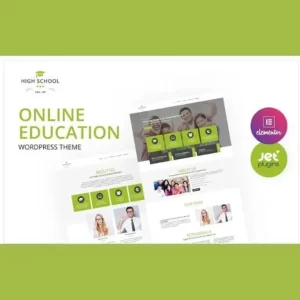High School Online Education Elementor Theme