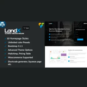 LandX Multipurpose Landing Page