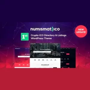 Numismatico Cryptocurrency Directory Theme