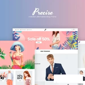 Precise a Modern Minimalistic Shop Theme