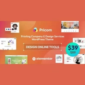Pricom Printing Company and Design Services Theme