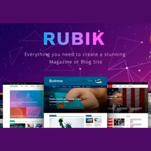 Rubik A Perfect Theme for Blog Magazine Website