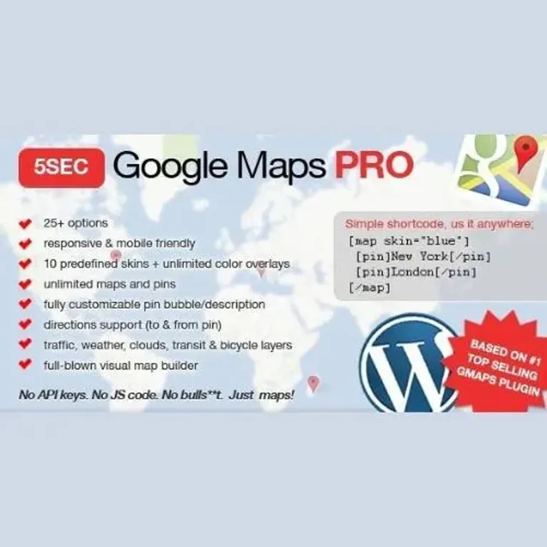 Sec Google Maps Pro | Plugins GT