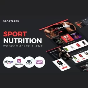 SportLabs Sport Nutrition WooCommerce Theme