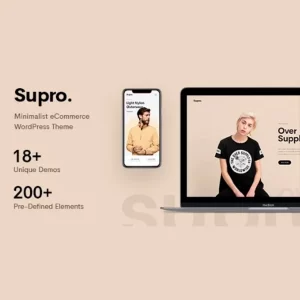 Supro Minimalist AJAX WooCommerce Theme