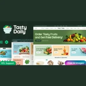 Tasty Daily Grocery Store and Food WooCommerce Theme