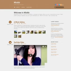Themify Minblr Premium WordPress Theme