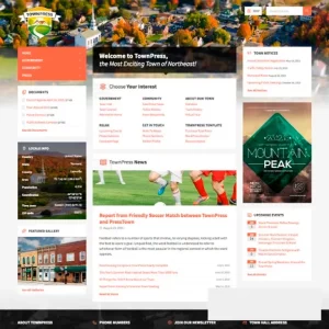 TownPress Municipality Theme