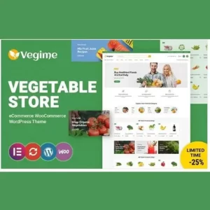 Vegime Vegetable And Grocery WooCommerce Theme
