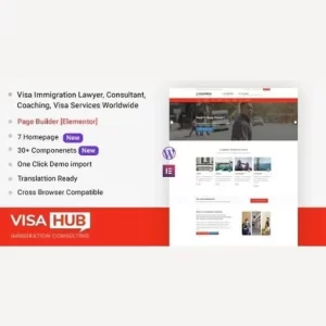 VisaHub Immigration Consulting Theme