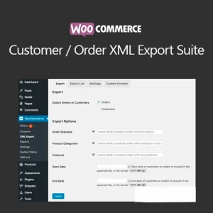 WooCommerce Customer Order XML Export Suite