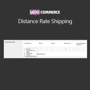 WooCommerce Distance Rate Shipping