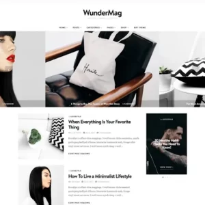 WunderMag A Blog Magazine Theme