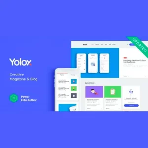 Yolox Modern Blog Theme for Business y Startup