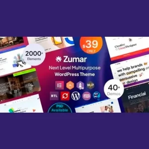 Zumar Creative y Multipurpose Elementor Theme
