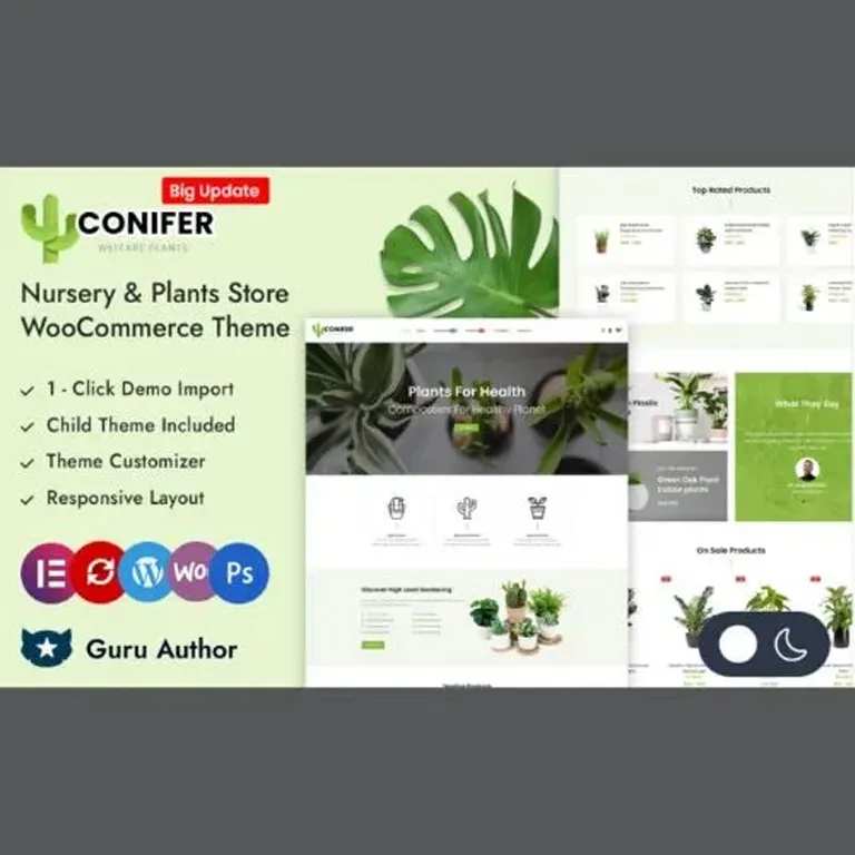 Conifer Plant Store WooCommerce Theme 1 Conifer Plant Store WooCommerce Theme