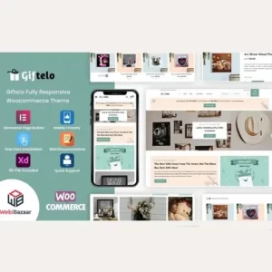 Giftelo Handmade Gift and Photo Art WooCommerce Theme