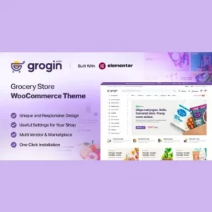 Grogin Grocery Store WooCommerce Theme