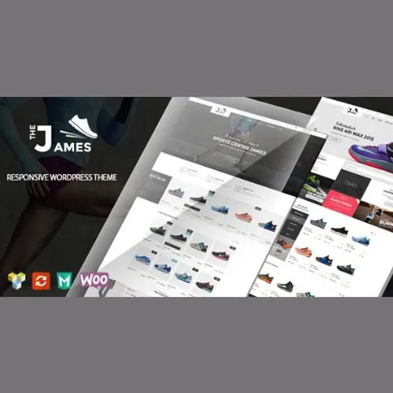 James Responsive WooCommerce Shoes Theme 1 James Responsive WooCommerce Shoes Theme