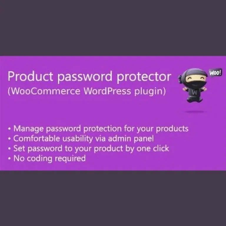 Product Password Protector for WooCommerce 1 Product Password Protector for WooCommerce