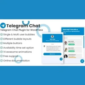 Telegram Chat Support Pro