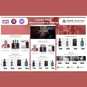 Vape Master Vapers and Tobacco Shop Theme