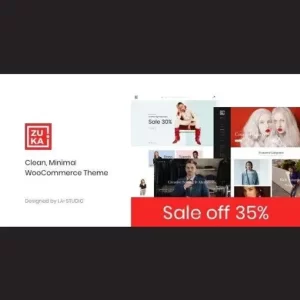 Zuka Clean Minimal WooCommerce Theme