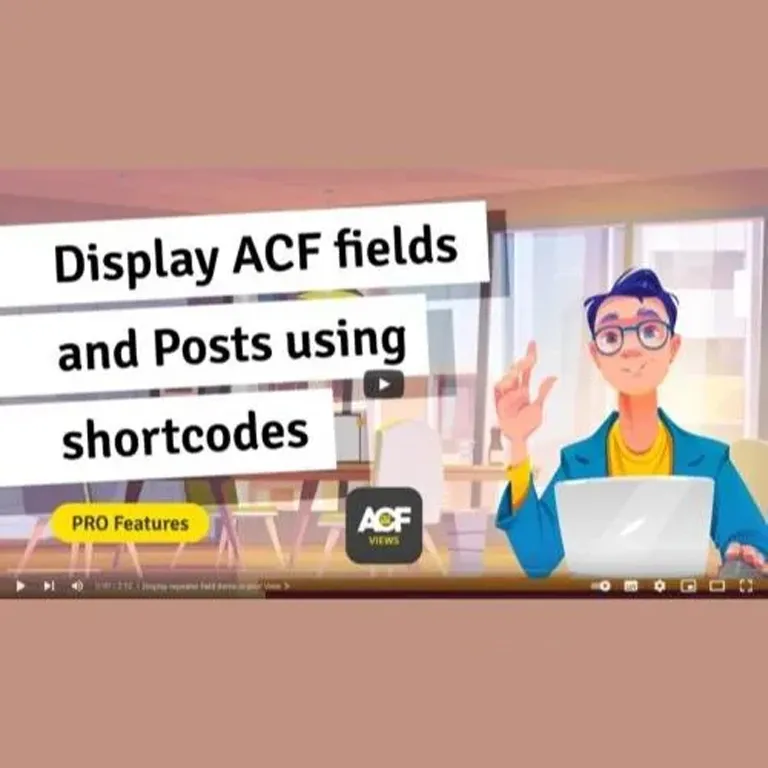 ACF Views Pro WordPress Plugin 1 ACF Views Pro WordPress Plugin