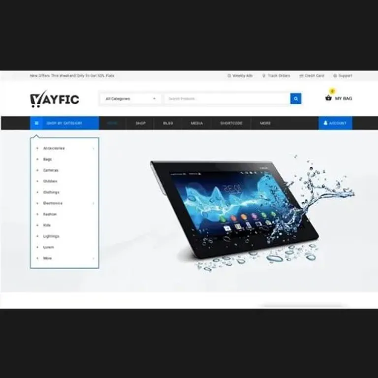 Ayfic Multipurpose Mega WooCommerce Theme 1 Ayfic Multipurpose Mega WooCommerce Theme