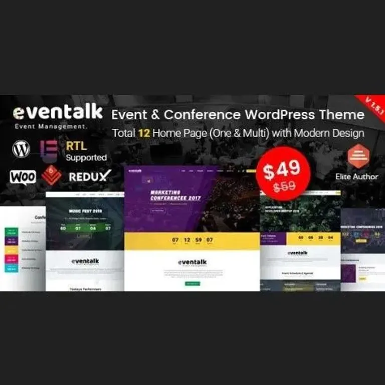 EvnTalk Event Conference Theme 1 EvnTalk Event Conference Theme