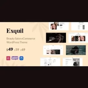 Exquil Beauty Salon eCommerce Theme