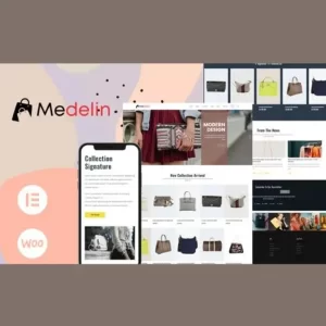 Medelin Fashion HandBags Store WooCommerce Theme