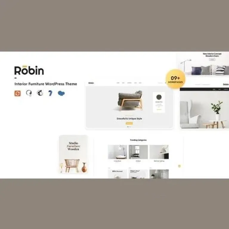 Robin Furniture Shop WooCommerce Theme 1 Robin Furniture Shop WooCommerce Theme