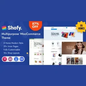 Shofy Highly Customizable WooCommerce Theme RTL