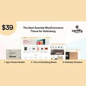 Cartify WooCommerce Gutenberg Theme