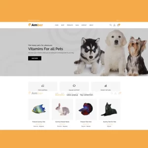 Amber Pet Care WooCommerce Theme