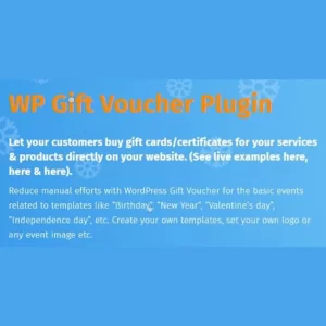 Gift Cards Pro WP Gift Voucher Plugin