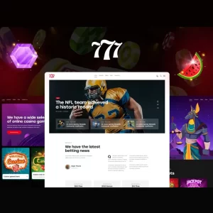 777 Betting Casino and Affiliate Theme