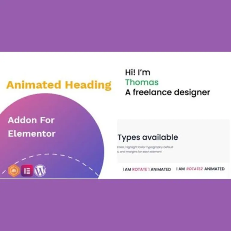Animated Headline Addon For Elementor | Plugins GT