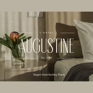 Augustine Hotel Booking Theme