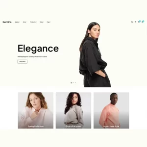 Bemins Fashion and Jewelry Furniture Store Theme