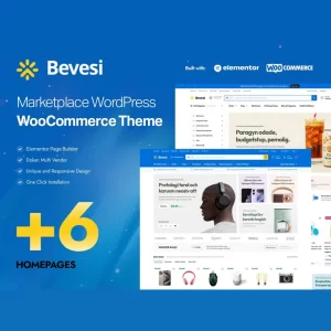Bevesi Multi Vendor and Marketplace WooCommerce Theme