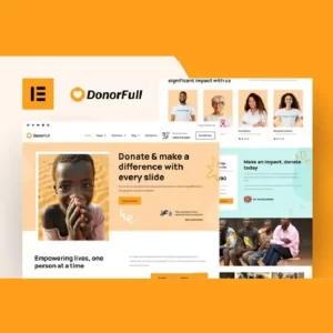 DonorFull Charity and Donation Elementor Pro Template Kit