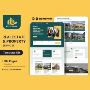 Estate Rise Real Estate Elementor Template Kit